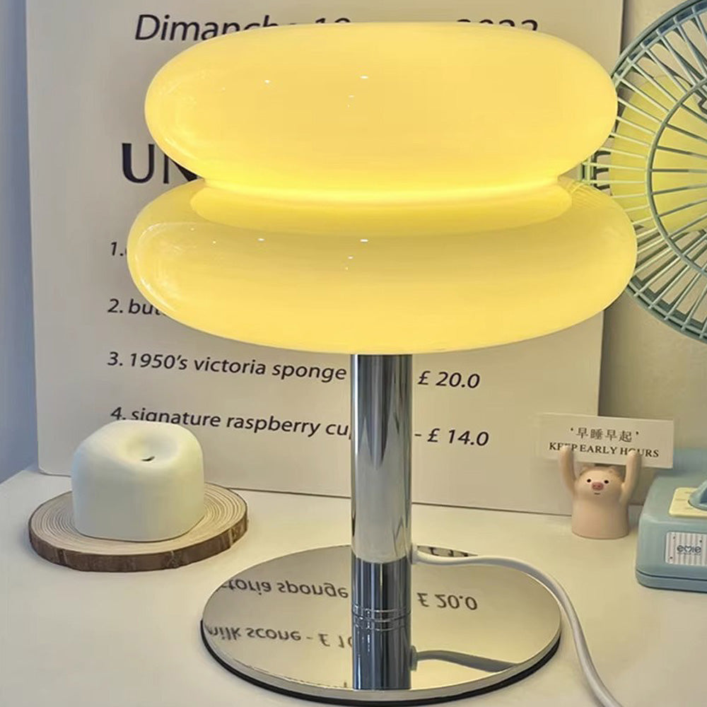 Morandi Glass Simple Living Room Mini Table Lamp