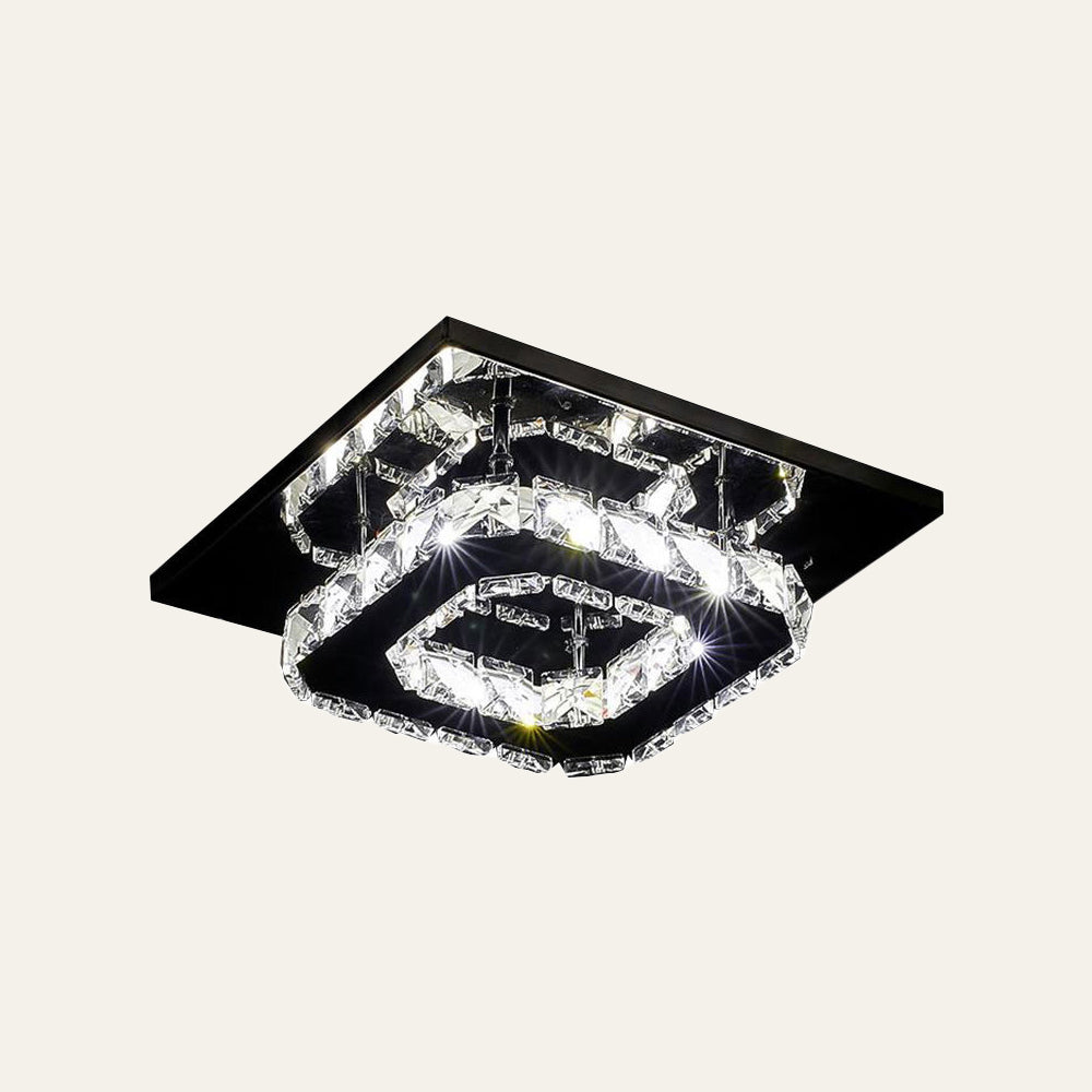 Contemporary Luxurious Crystal Hallway LED Ceiling Lights