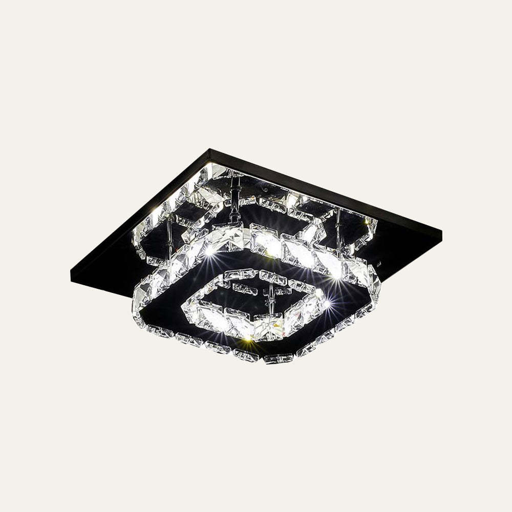 Contemporary Luxurious Crystal Hallway LED Ceiling Lights