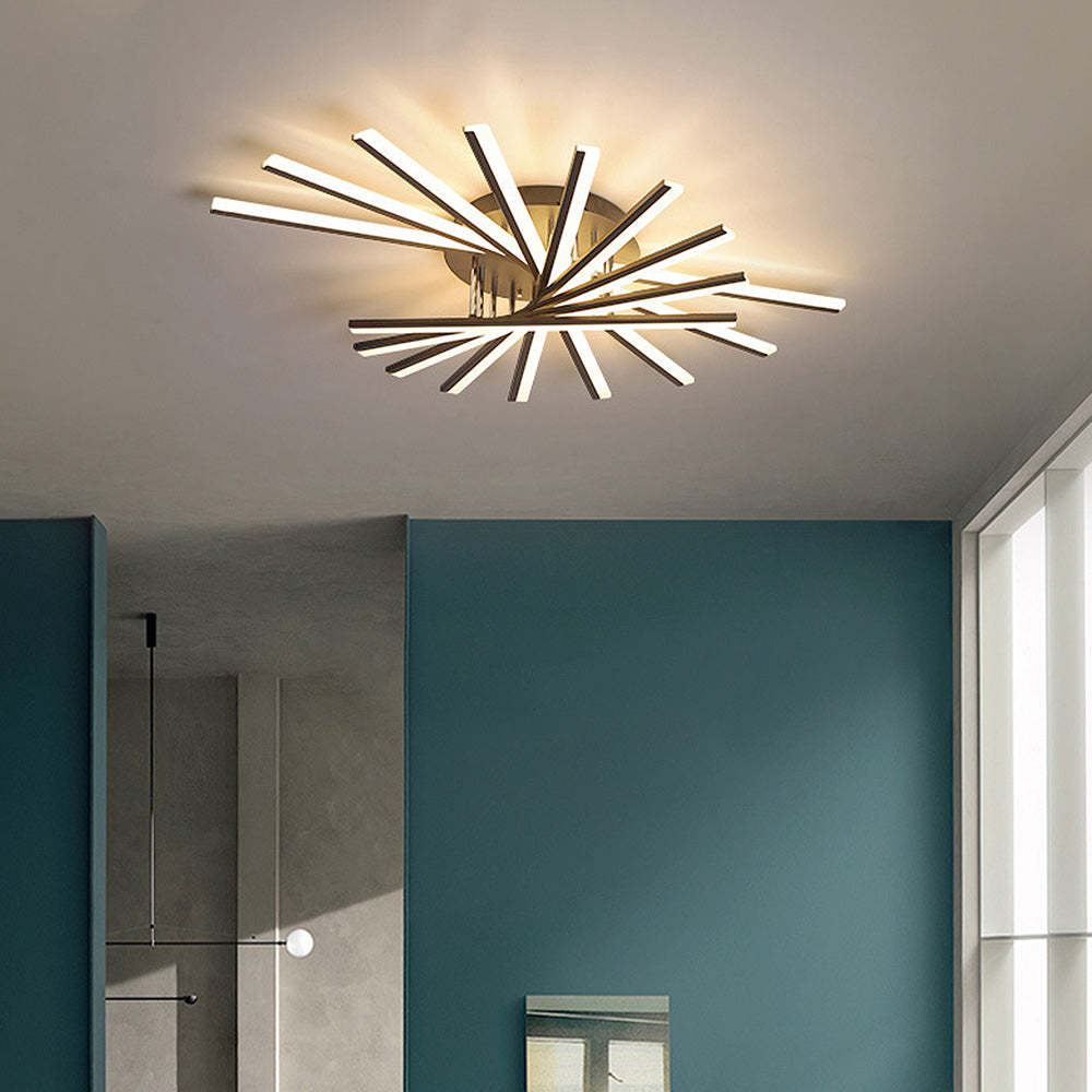 Nordic Minimalist Iron LED Ceiling Lighting