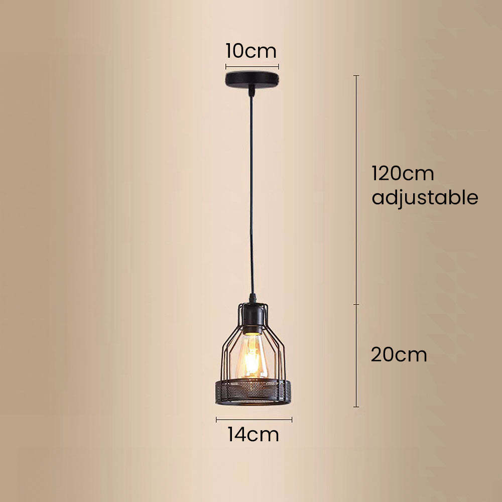 Multi-Bulbs Vintage Pendant Light For Dining Room