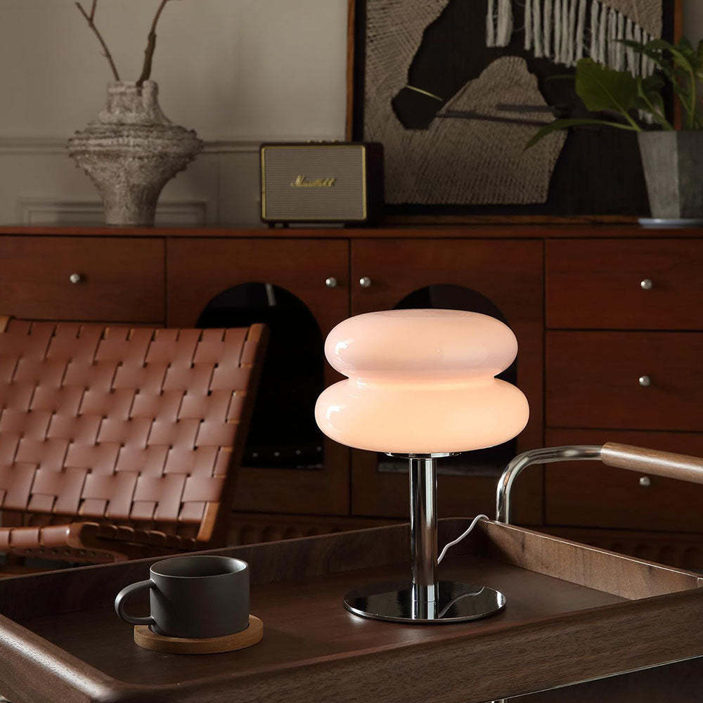 Morandi Glass Simple Living Room Mini Table Lamp