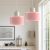 Homdiy Ceiling Pendant Light Bauhaus Morandi Cylinder Glass Pendant Lamp