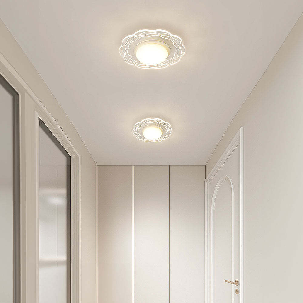 Homdiy Ceiling Light Creative Flower Acrylic Hallway LED Ceiling Lights