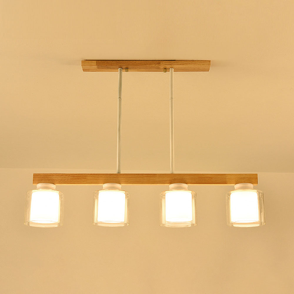 Modern Wood Bar pendant light For Kitchen Island