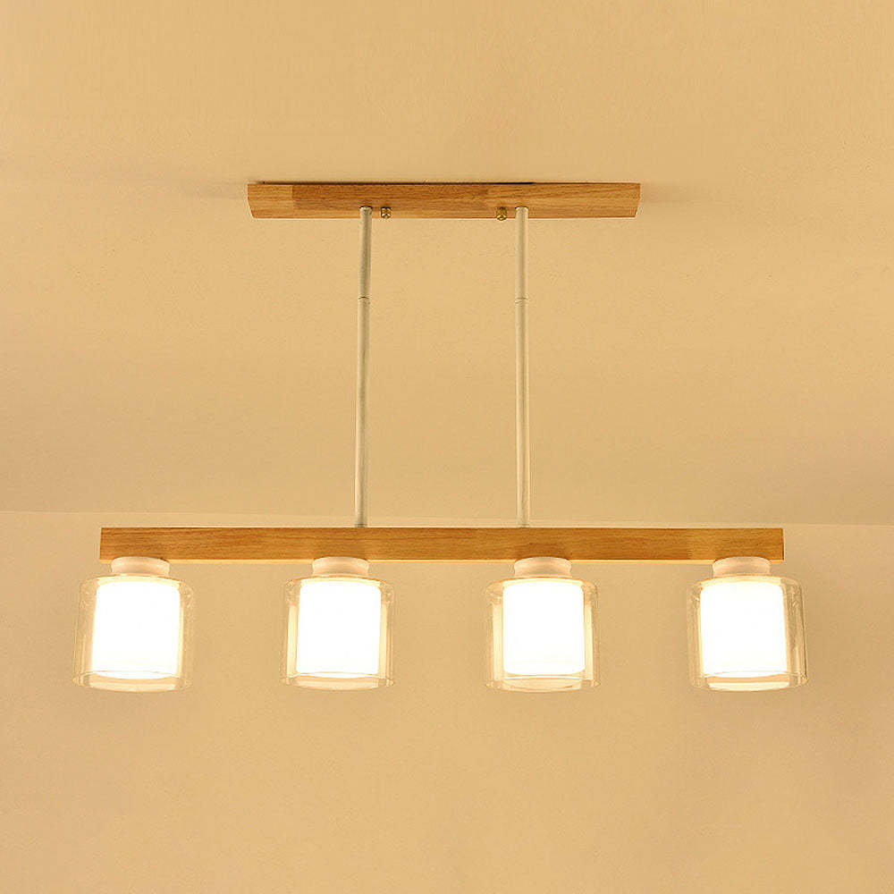 Modern Wood Bar pendant light For Kitchen Island