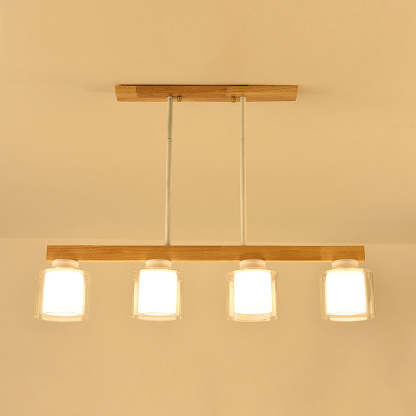 Modern Wood Bar pendant light For Kitchen Island