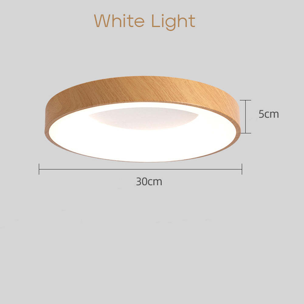 Modern Wood Bedroom LED Ceiling Lights