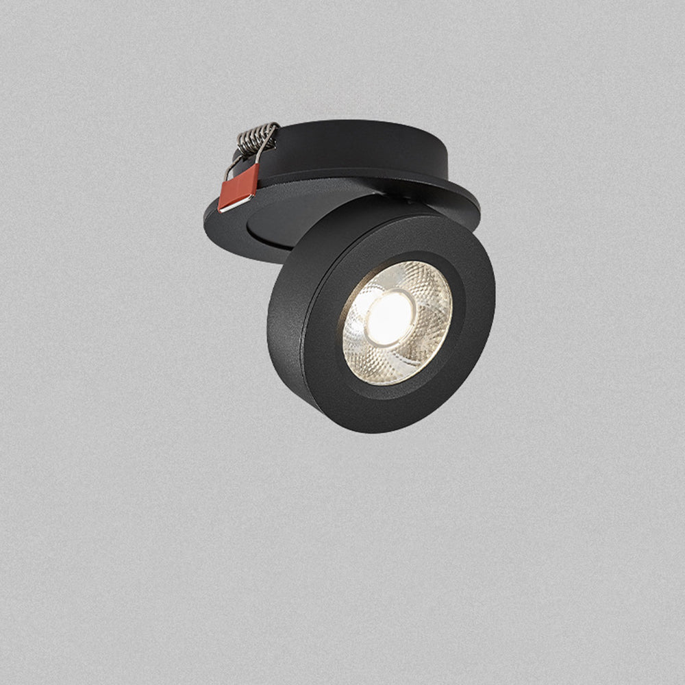 360° Rotatable Compact Round Aluminum LED Ceiling Downlights For Hallway