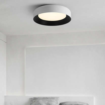 Modern LED Metal Ceiling Lamp Flush Mount Black Ceiling Light