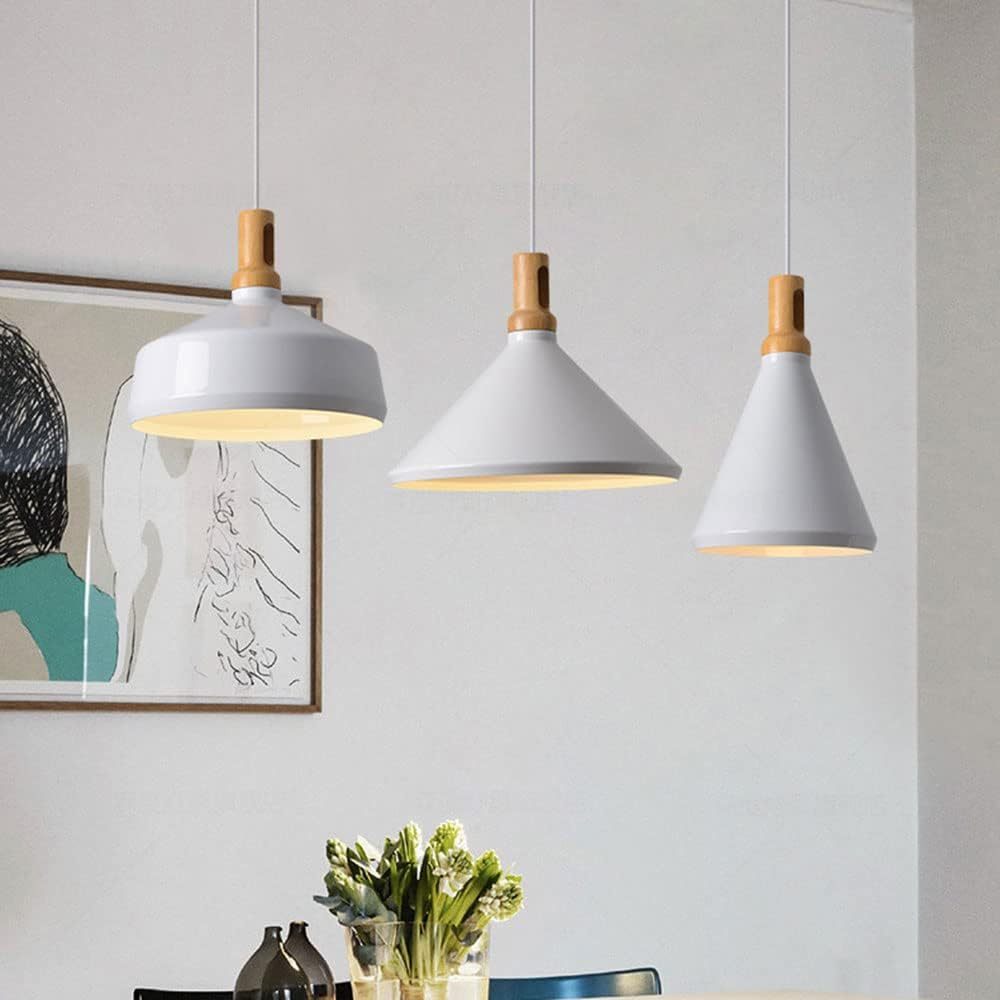 Modern Black Geometry Aluminum Pendant Light For Kitchen