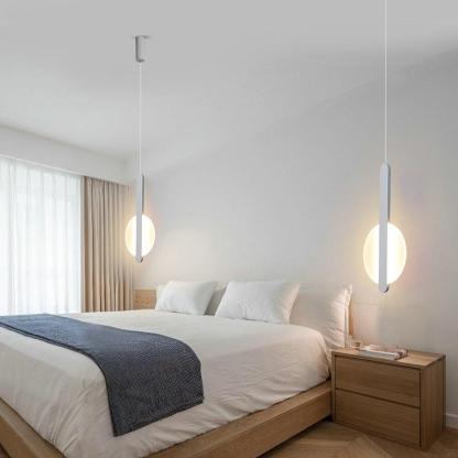 Modern Iron Bedroom LED Pendant Lamp