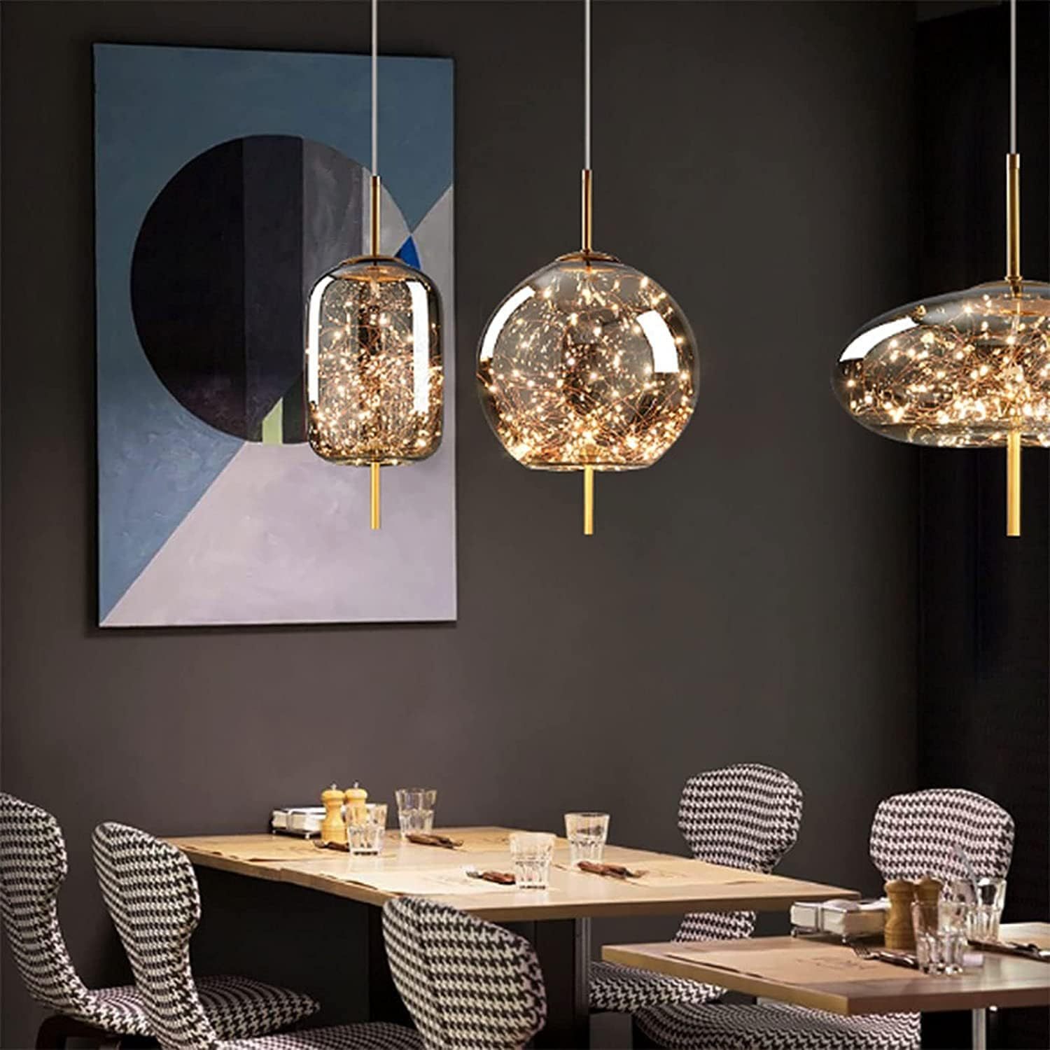 Modern Glass LED Pendant Lights