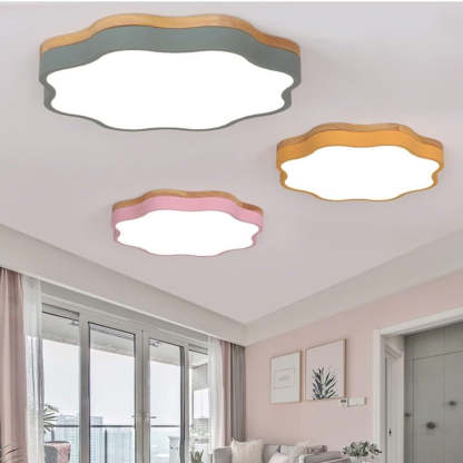Modern Acrylic Flowers Kid LED Ceiling Light For Bedroom