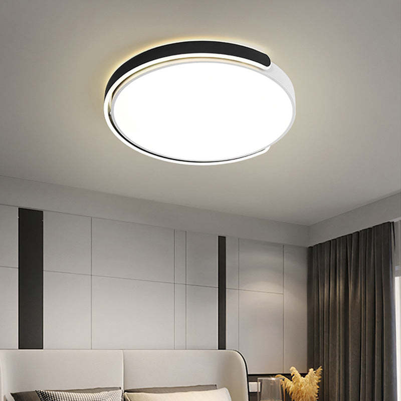 Minimalist Round Acrylic Colorful Bedroom LED Ceiling Light