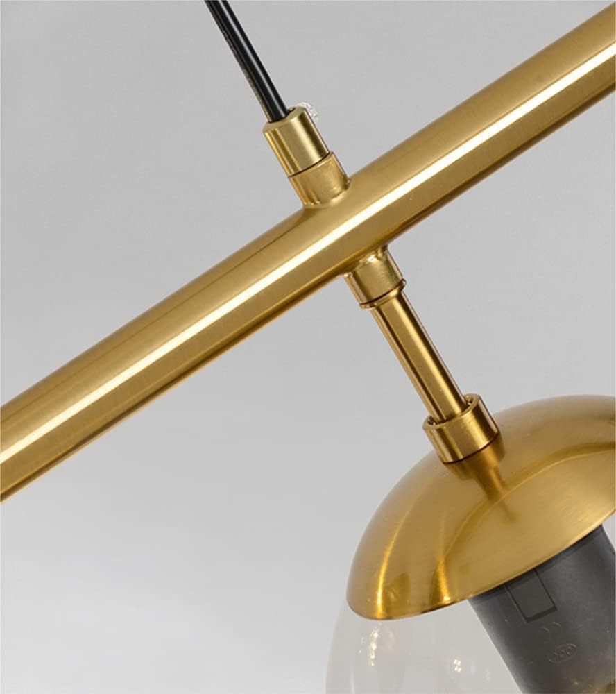 Nordic Designer Long Glass Island Lamp For Kitchen