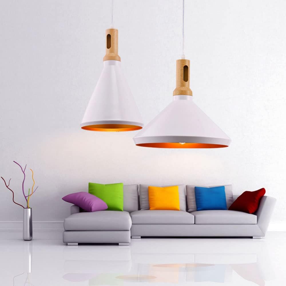 Modern Black Geometry Aluminum Pendant Light For Kitchen