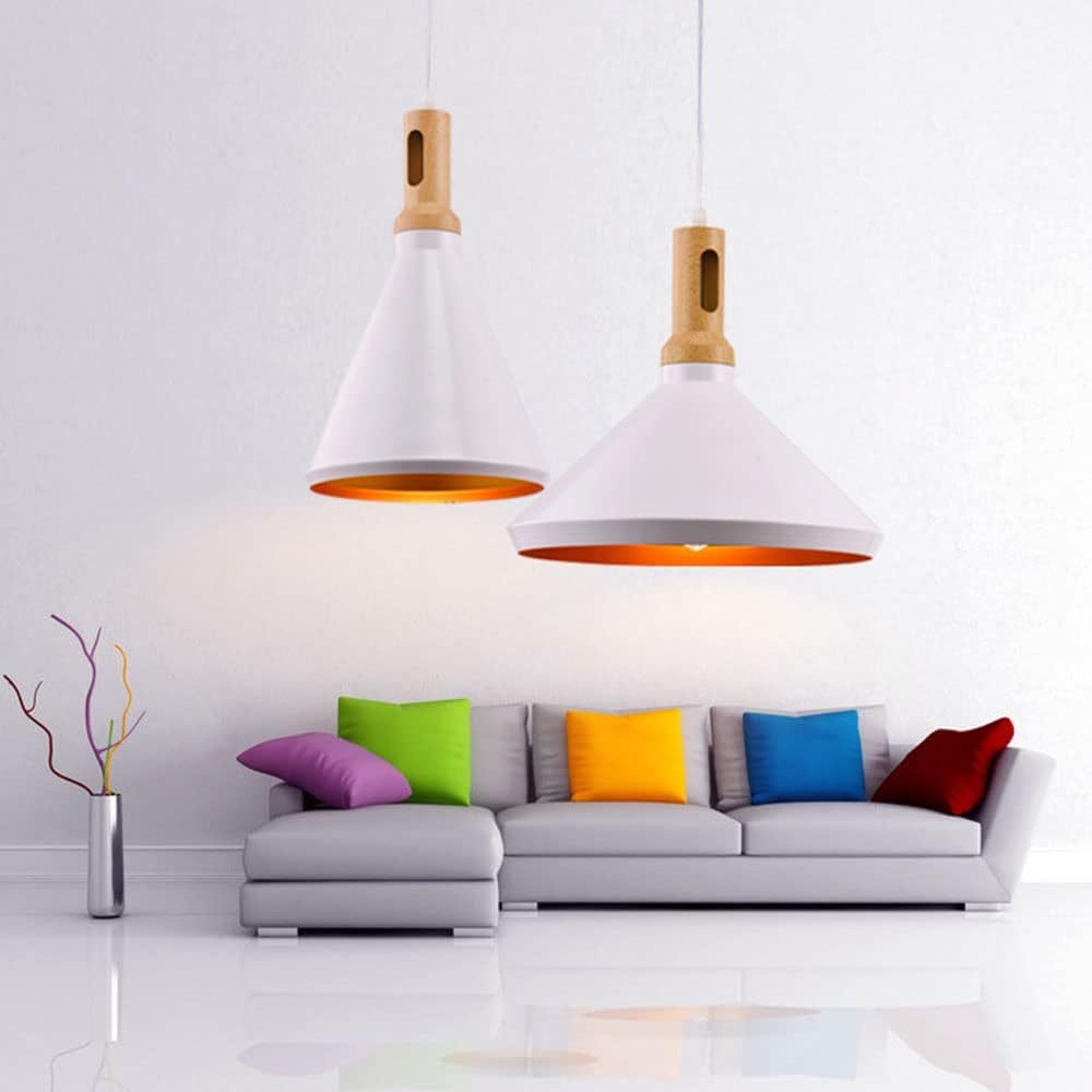 Modern Black Geometry Aluminum Pendant Light For Kitchen