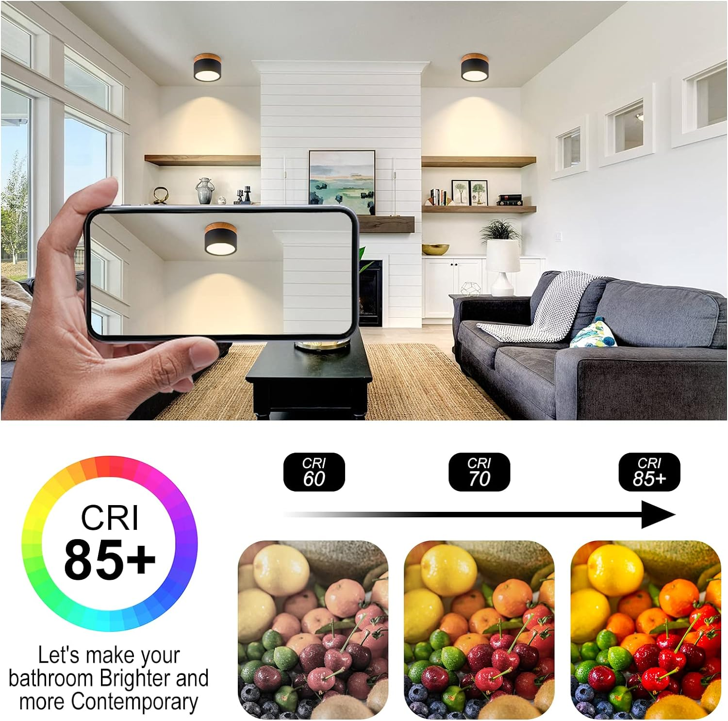 Cylinder Small Hallway Flush Ceiling Lamp For Living Room