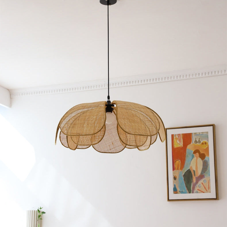 Natural Rattan Kitchen Pendant lighting