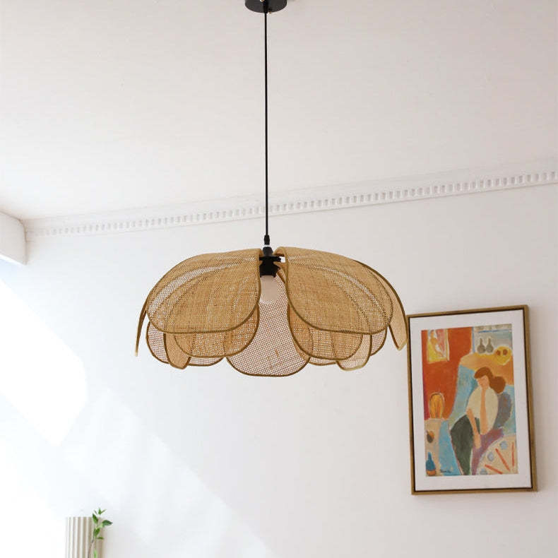 Natural Rattan Kitchen Pendant lighting