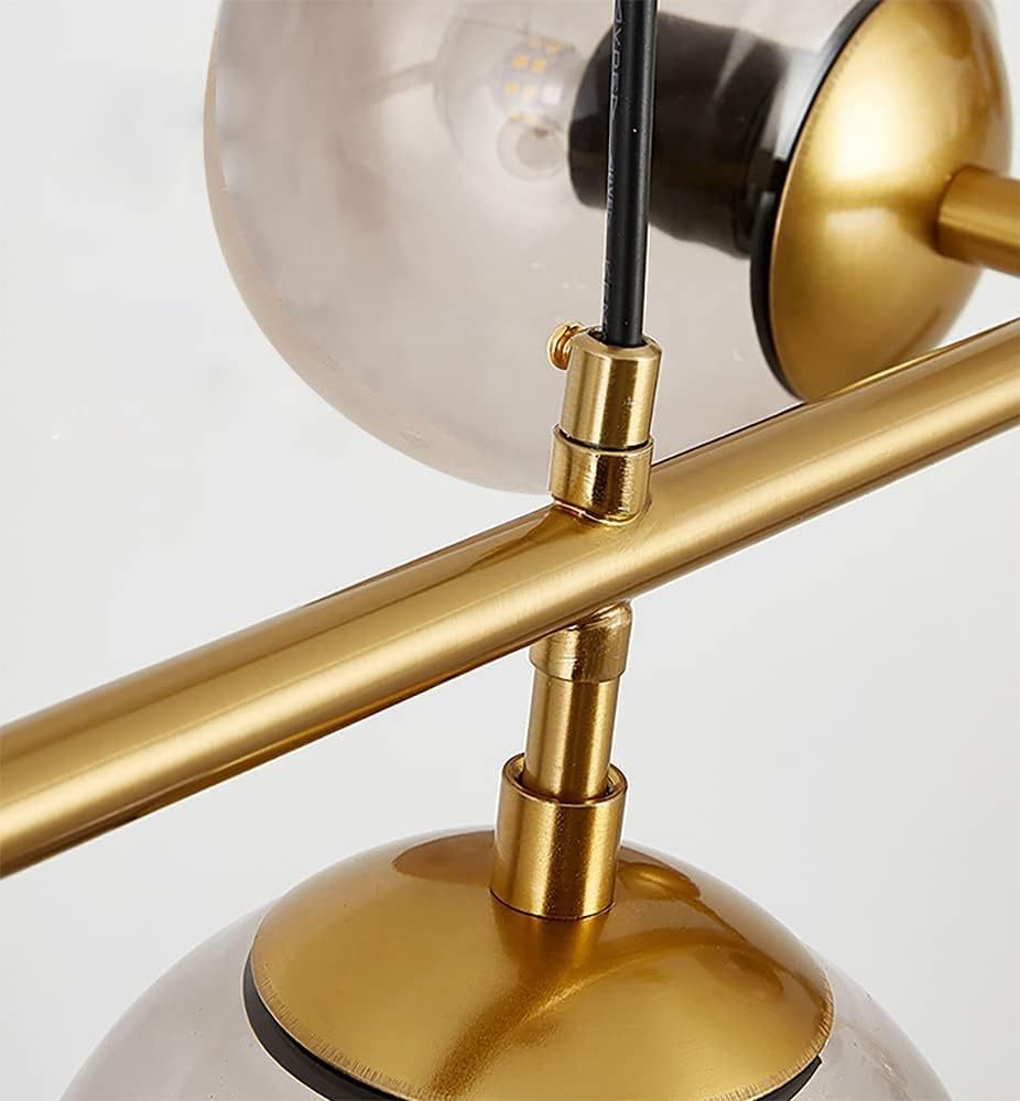 Nordic Designer Long Glass Island Lamp For Kitchen