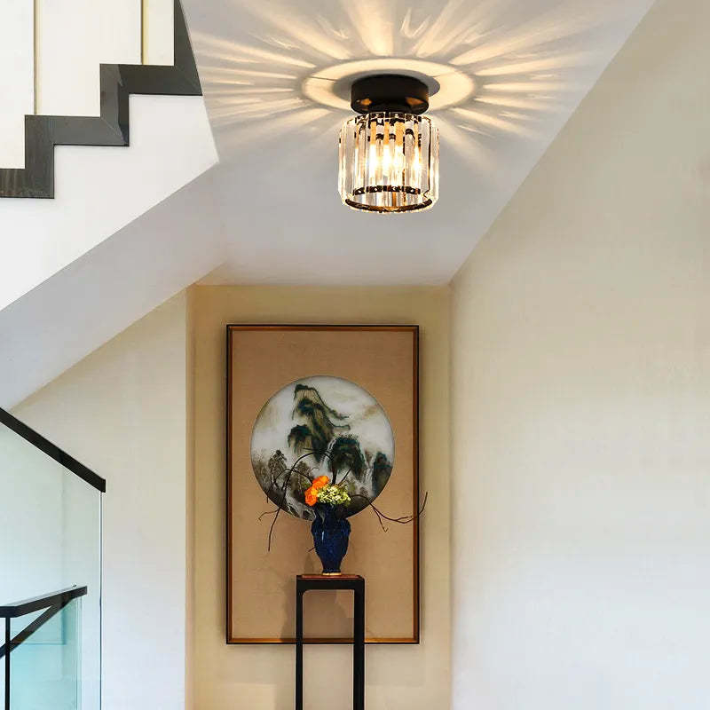 Glass Hallway Ceiling Lights