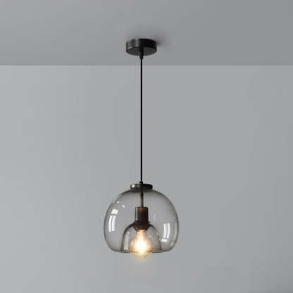Modern Retro Copper Glass Hallway Pendant Light