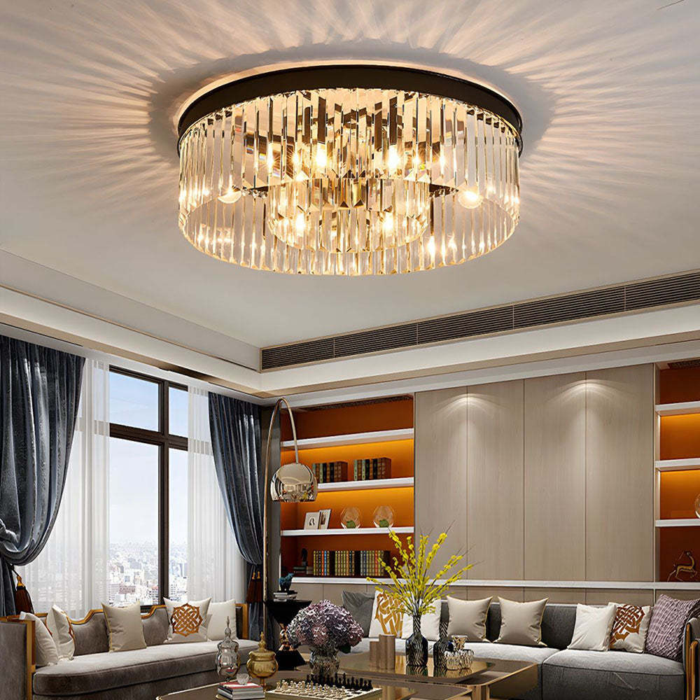 Clear Crystal Luxurious Bedroom Ceiling Lights