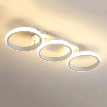 Modern Metal Round Bedroom Ceiling Light