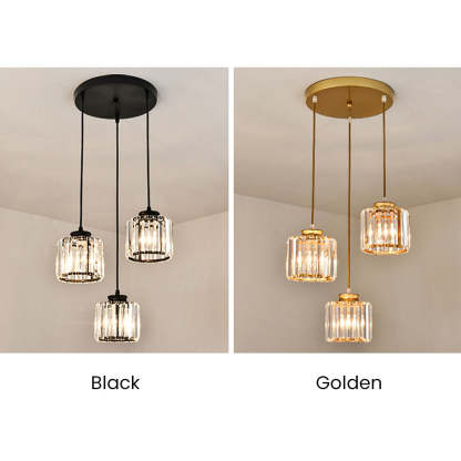 Modern Multi-Head Crystal Kitchen Island Lamps