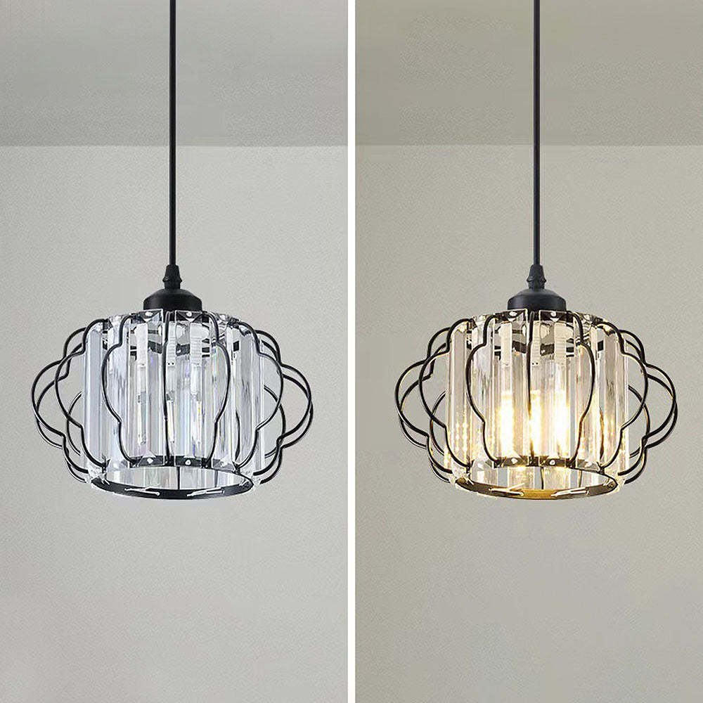 Modern Luxurious Gold Crystal Hallway Ceiling Light