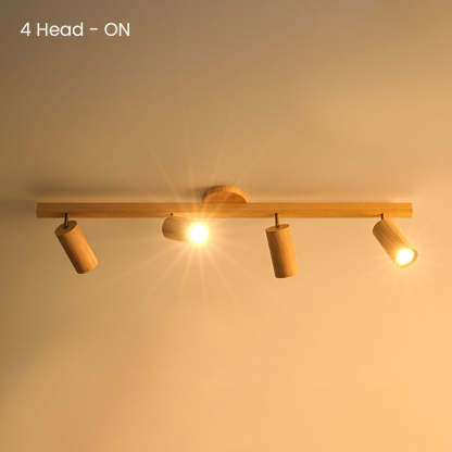 Wood Spotlight LED Living Room Ceiling Lights