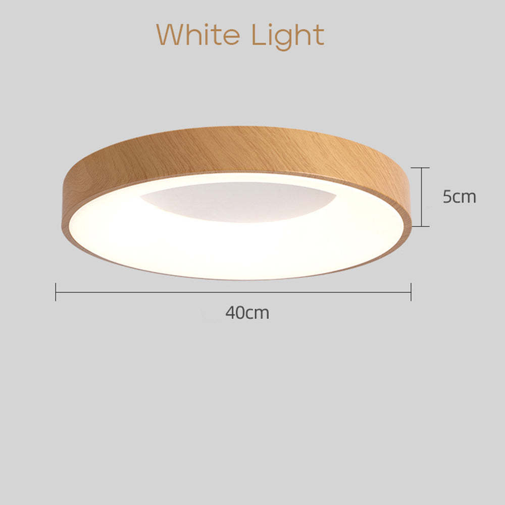 Modern Wood Bedroom LED Ceiling Lights