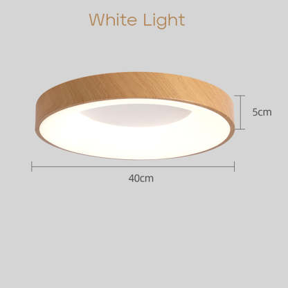 Modern Wood Bedroom LED Ceiling Lights