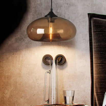 Vintage Glass Dining Room Kitchen Pendant Lights