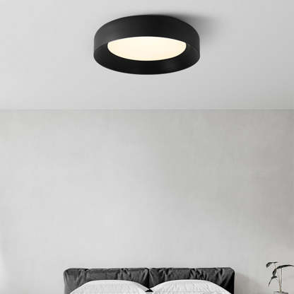 Modern LED Metal Ceiling Lamp Flush Mount Black Ceiling Light