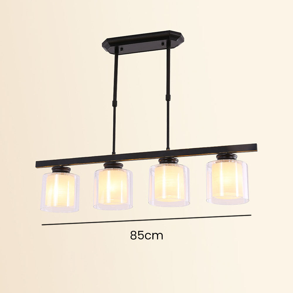 Multi-Bulbs Glass Dining Room Ceiling Lights