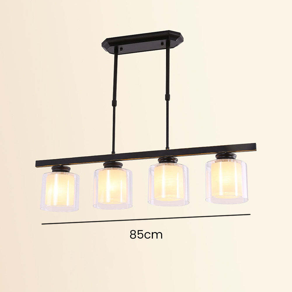 Multi-Bulbs Glass Dining Room Ceiling Lights