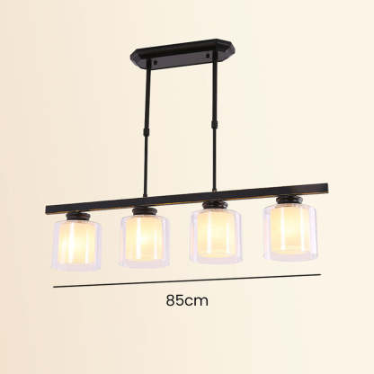 Multi-Bulbs Glass Dining Room Ceiling Lights