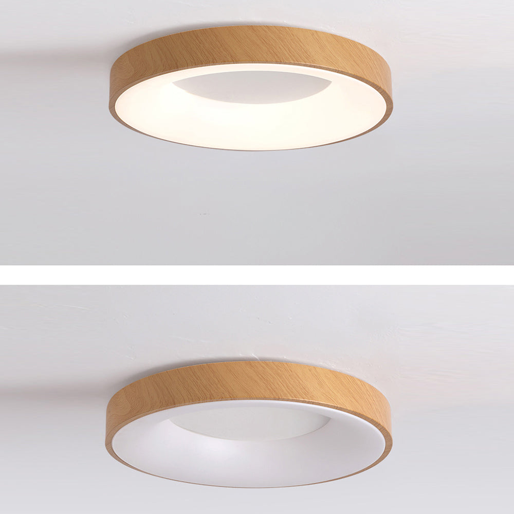 Modern Wood Bedroom LED Ceiling Lights
