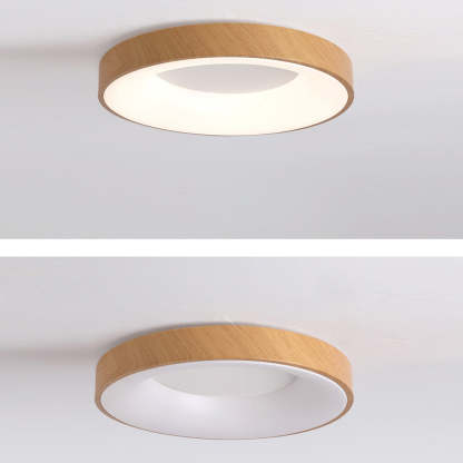 Modern Wood Bedroom LED Ceiling Lights