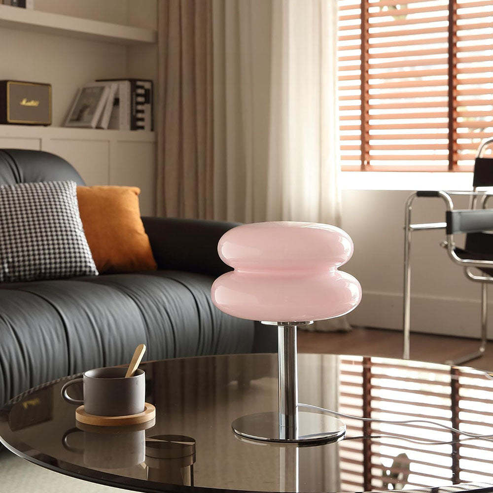 Morandi Glass Simple Living Room Mini Table Lamp