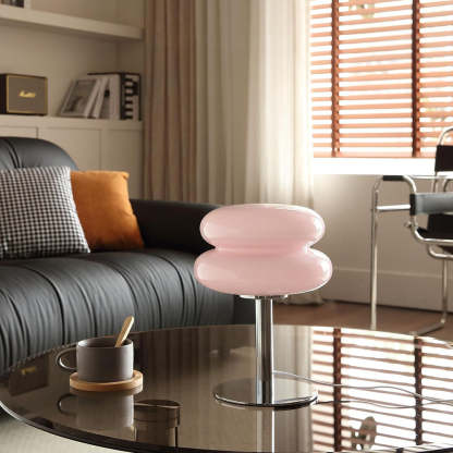 Morandi Glass Simple Living Room Mini Table Lamp