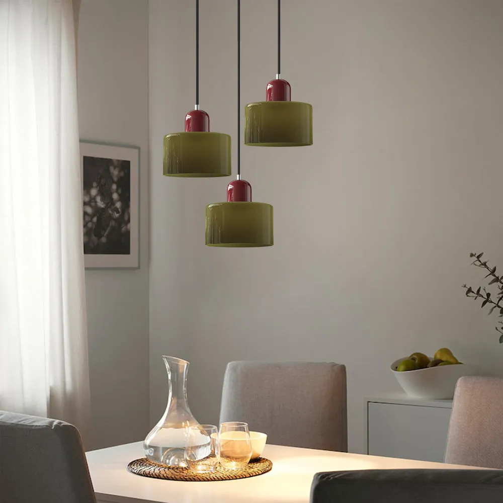 Bauhaus Modern Glass Ceiling Pendant Light