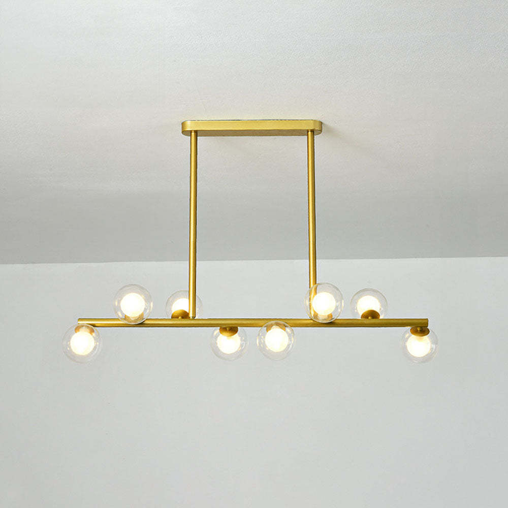 Modern Glass Ceiling Bar Lights For Kitchen Island