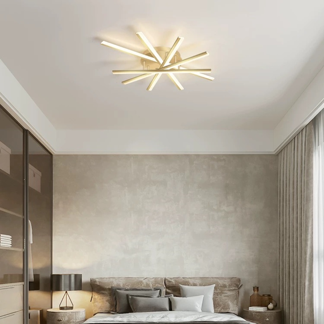 Nordic Minimalist Iron LED Ceiling Lighting