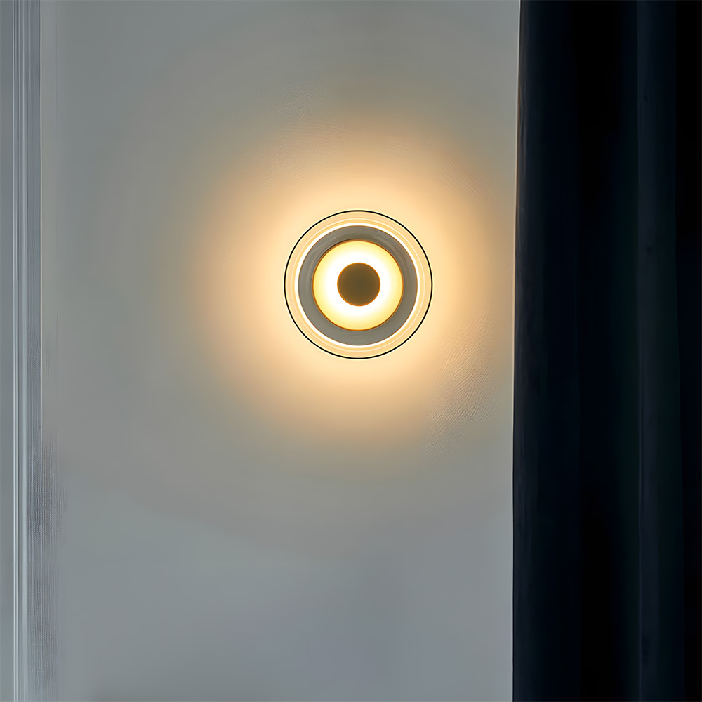 Modern Industrial Glass Wall Lights Pairs For Bedroom