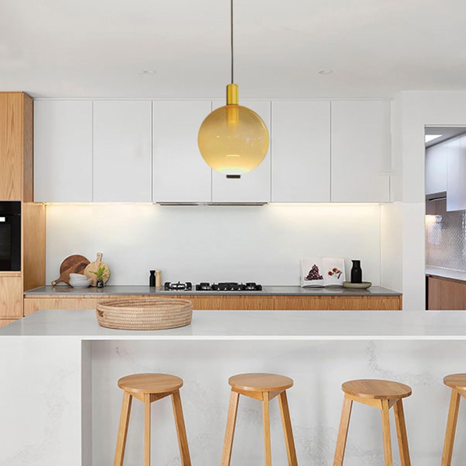 Creative Colorful Glass Hanging Lamp