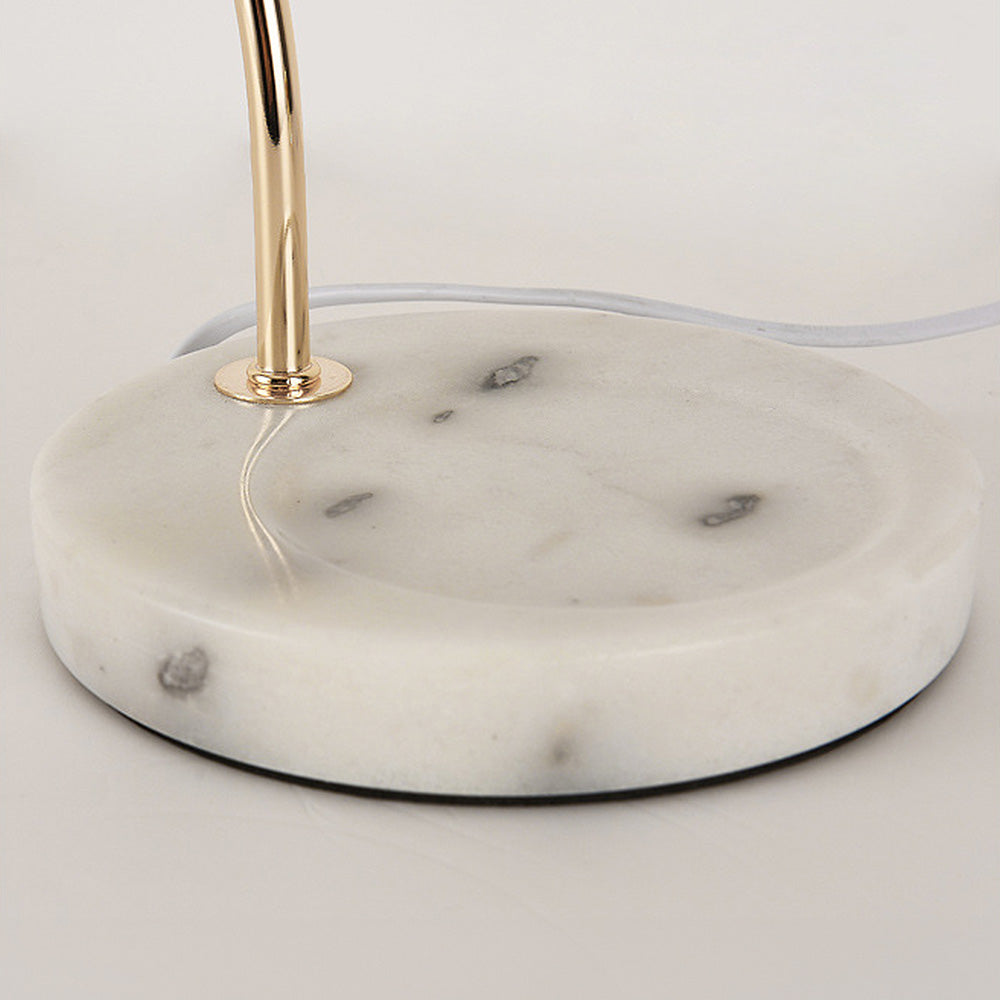 Creative Gold Glass Flower Shape Mini Candle Warmer Lamp